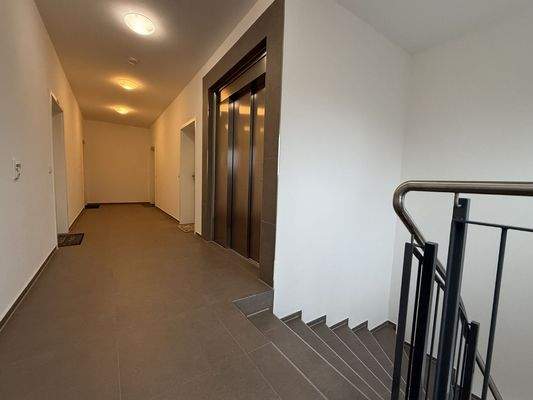 Aufzug direkt vor der Haustür