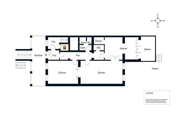 Grundriss Hochparterre