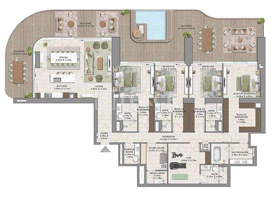 Apartments in a Magnificent Location in Downtown Dubai