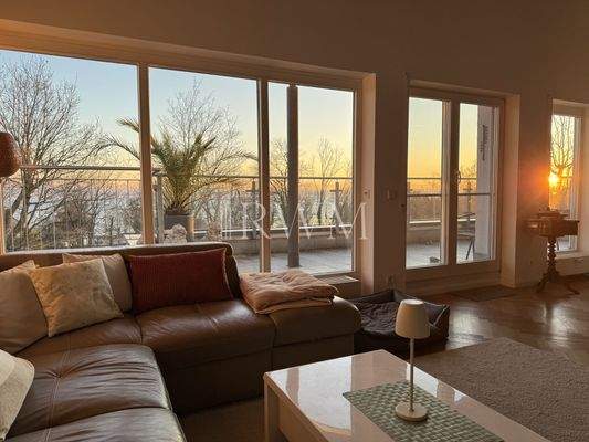 Abends im Wohnzimmer