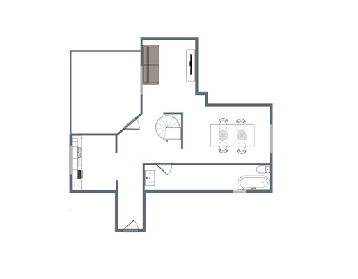 Erdgeschoss linke Doppelhaushälfte