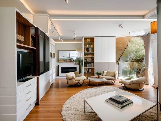 Wohnzimmer nach Renovierung