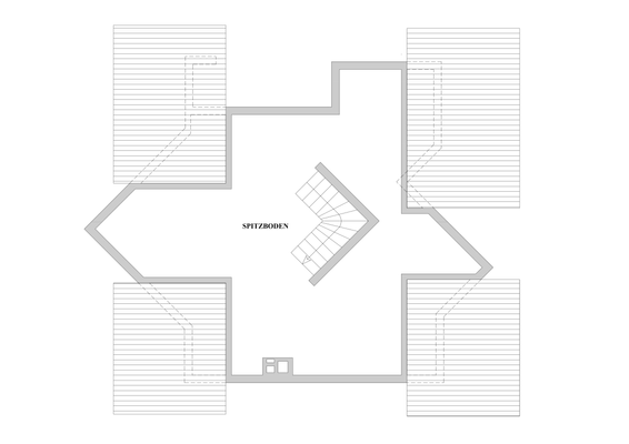 Grundriss Spitzboden