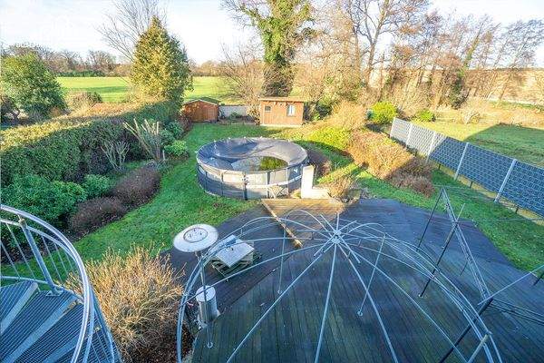 Garten - Blick vom Balkon