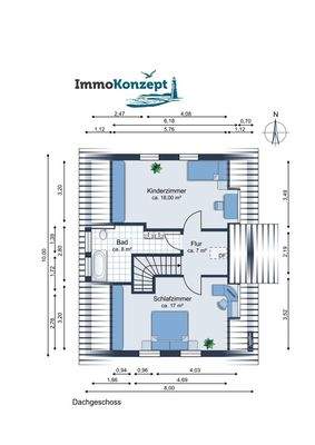 Grundriss Dachgeschoss