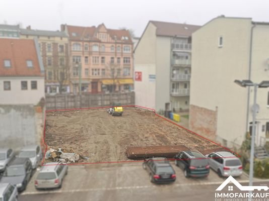 Drohnenaufnahme Grundstück 