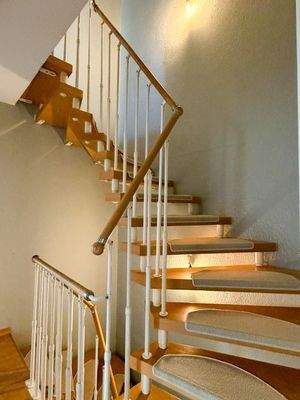 Treppe ins Dachgeschoss