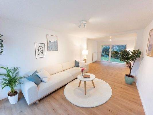 Wohnzimmer mit Waldblick!