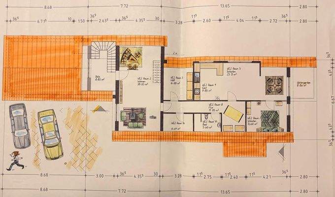 Grundriss: Obergeschoss