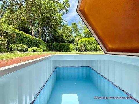 geöffneter Pool