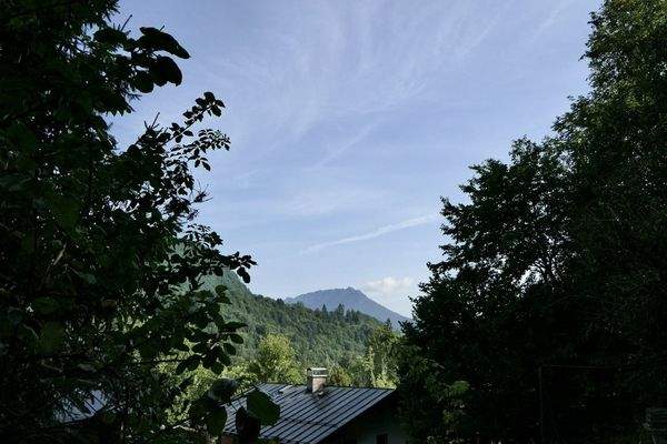 Blick vom Garten aus