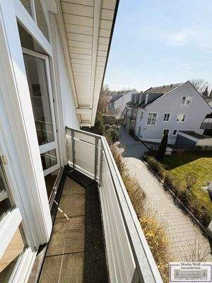 Blick auf den Balkon im DG