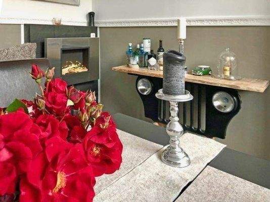 ...die E-Kaminecke...