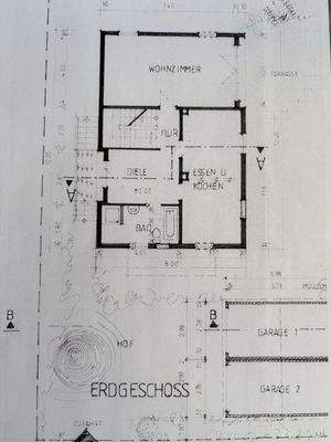 Grundriß EG inkl. Garage & Hof