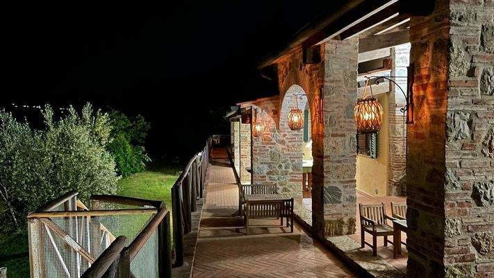 Ausblick in der Nacht