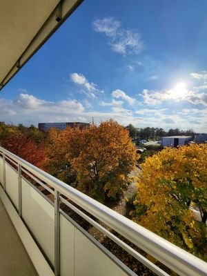 Blick vom Balkon