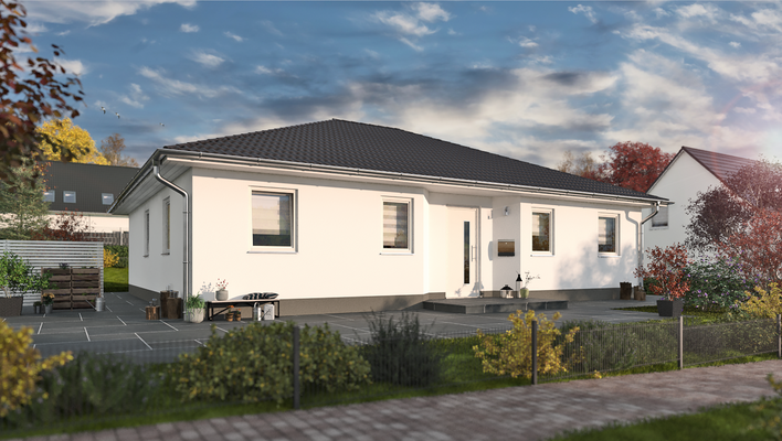 Überdachter Hauseingang