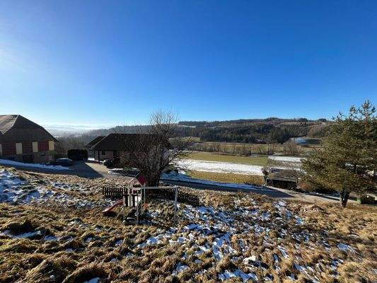 Ausblick vom Grundstück