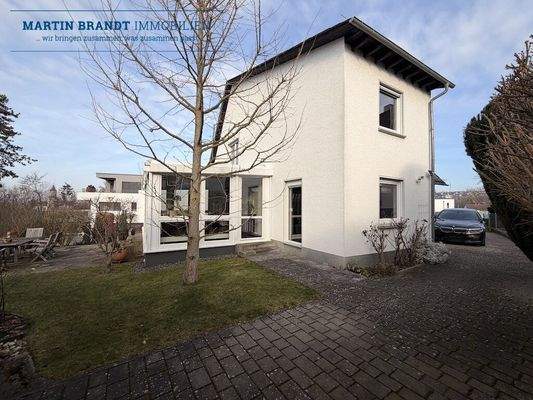 Ansicht Gartenseite des Hauses