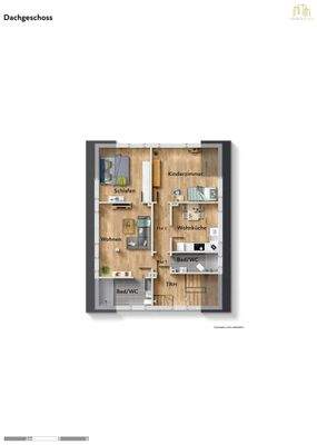 Dachgeschoss im Haupthaus