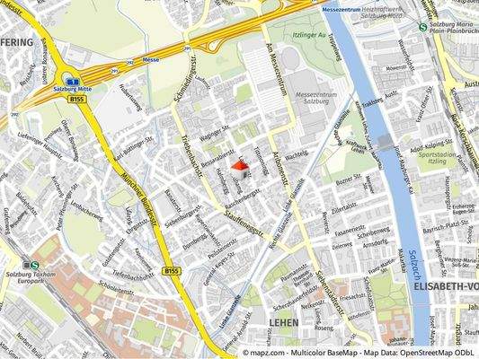 Geolyzer Kartenausschnitt