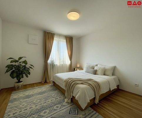 Möblierungsvorschlag Schlafzimmer KI generiert