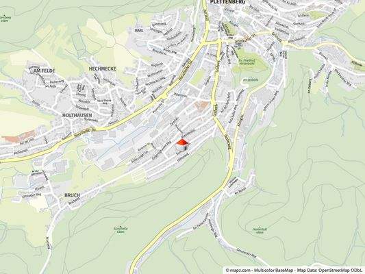 Geolyzer Kartenausschnitt