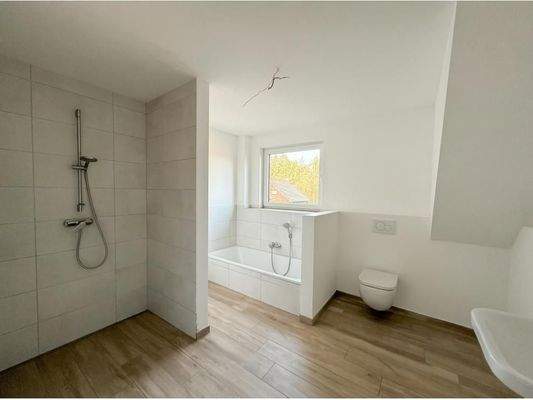 Vollbad im Obergeschoss