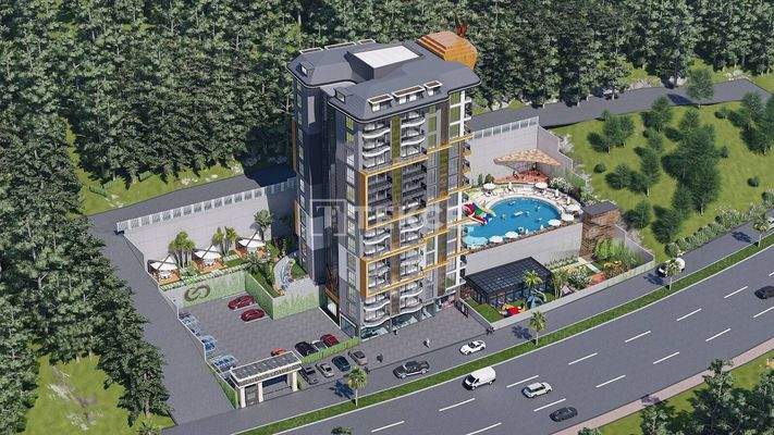 Flats within Complex in Tranquil Location in Alanya
