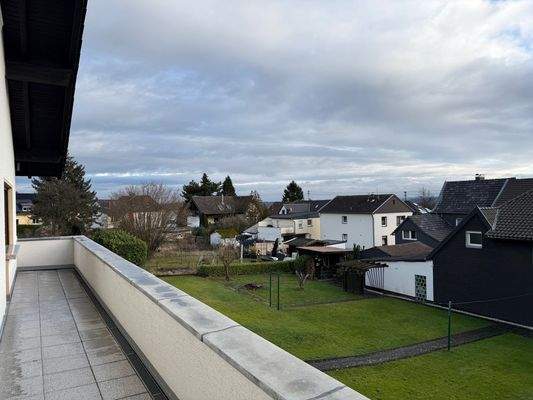 Ansicht große Dachterrasse