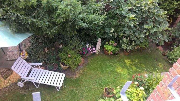 Blick in den Garten im EG