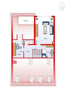 Plan Kehlgeschoss