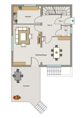 Erdgeschoss Fortunastr. 64