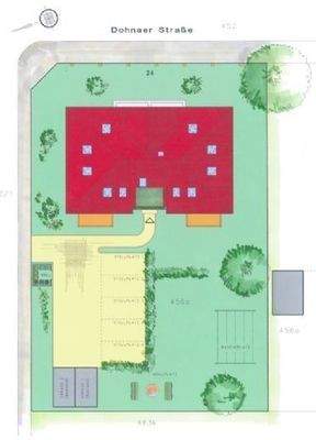 Freiflächen- und Lageplan
