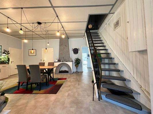 Blick ins Herzstück, die Diele als Mittelpunkt