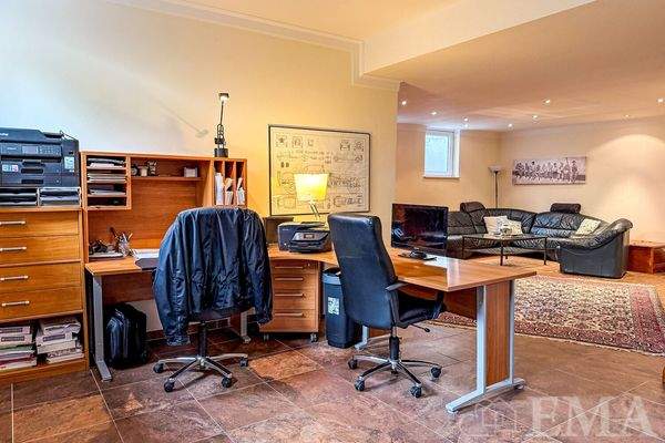 Blick vom Arbeitsbereich