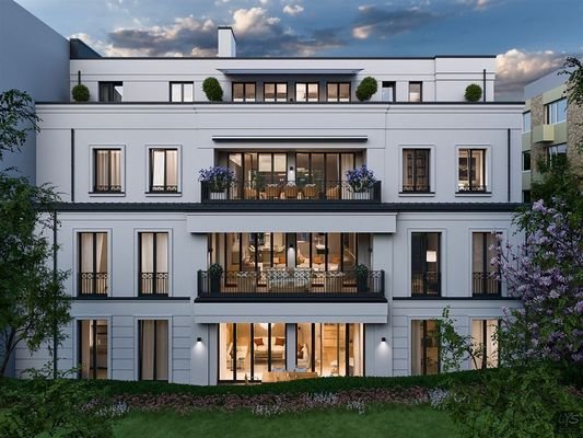 Ausschließlich eine Wohnung auf einer Etage