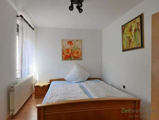 Blick ins Schlafzimmer