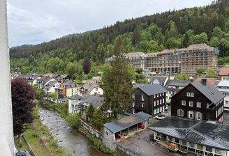 Blick vom Balkon