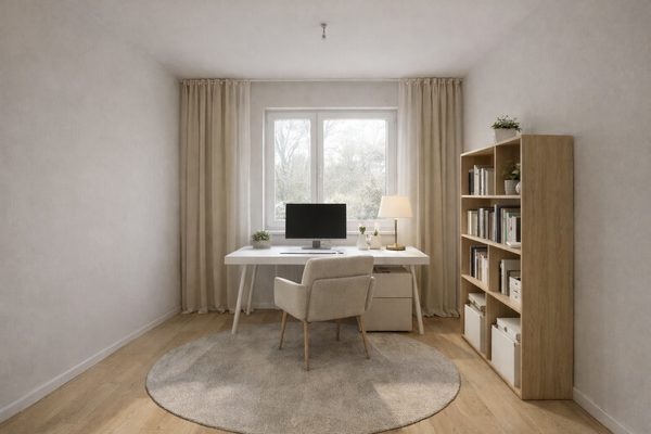 mit etwas Fantasie ihr neues Büro 