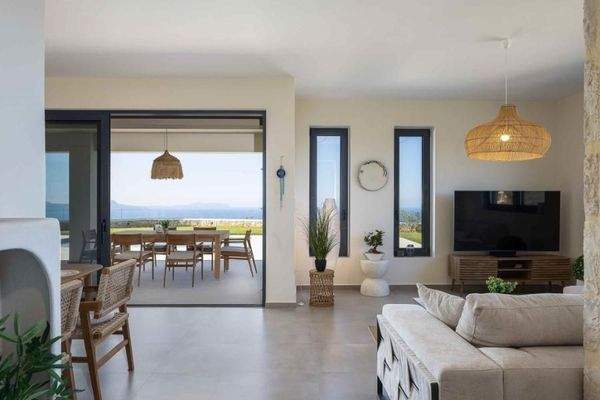 Kreta, Gallos: Luxuriöse Neubauvilla mit Meerblick zu verkaufen