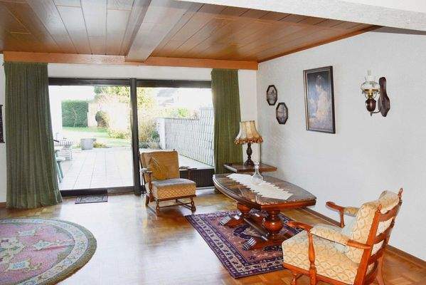 Wohnbereich mit Terrassentür