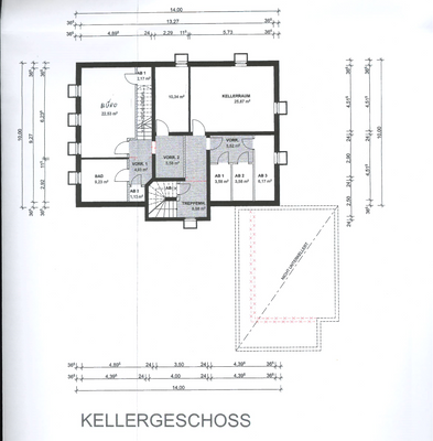 bem. Grundriss Keller