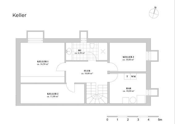 Grundriss Keller