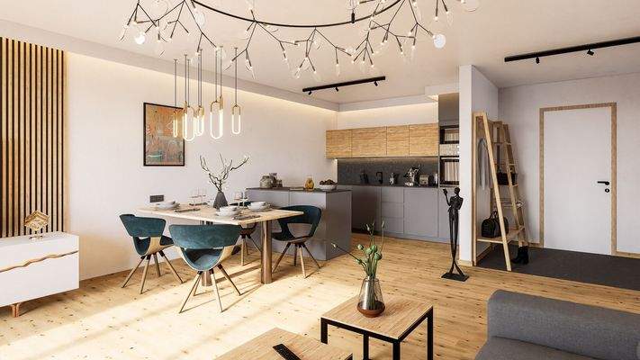 KITZIMMO-Grundstück mit Baugenehmigung für 5 Wohnungen - Immobilien Söll.