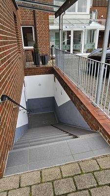 Treppe zum Fahrradkeller