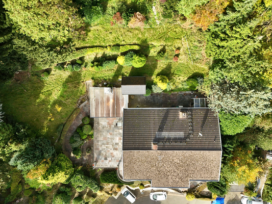 Drohnenaufnahme Grundstück