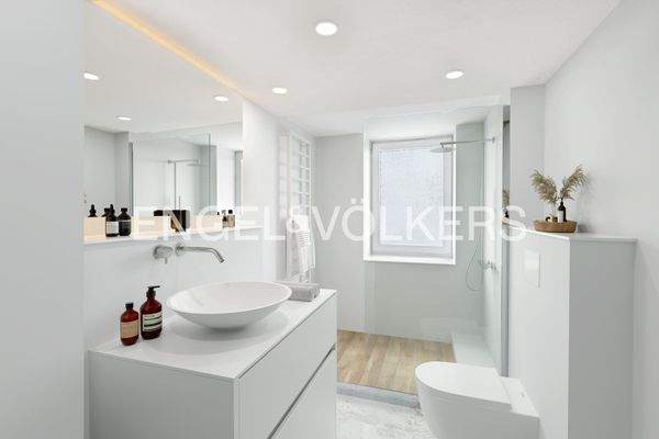 Badezimmer (KI-visualisiert)