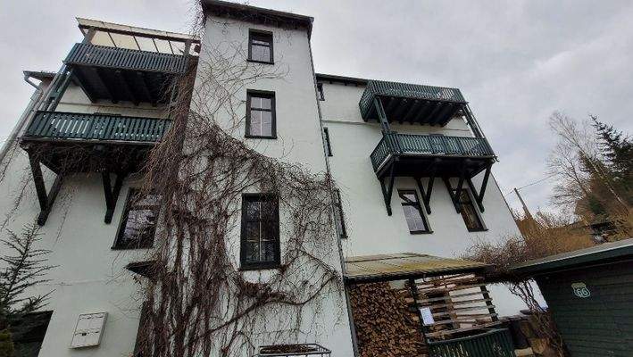 Rückansicht m.Balkonen Bj.2000