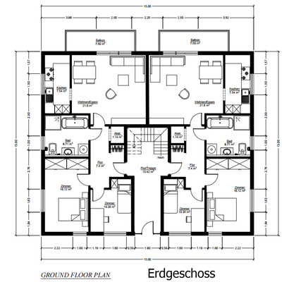 Grundriss Haus 13.15 EG